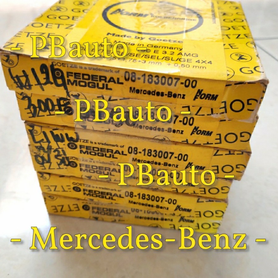 Ring Seher 300e w124 Ov 50 Merk Goetze Germany / Seker Piston Mercy