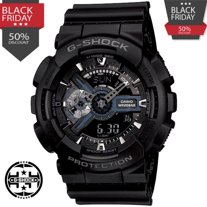 Jam Tangan Pria Merk Casio G-Shock ( 4.5 cm ) Type : GA110 Baterai 8