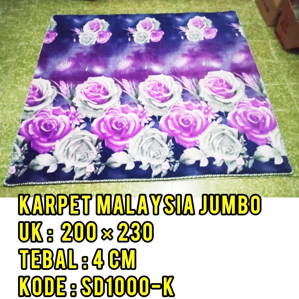 AMBAL MALAYSIA JUMBO KING SIZE 220 X 200 CM TEBAL DAN LEMBUT