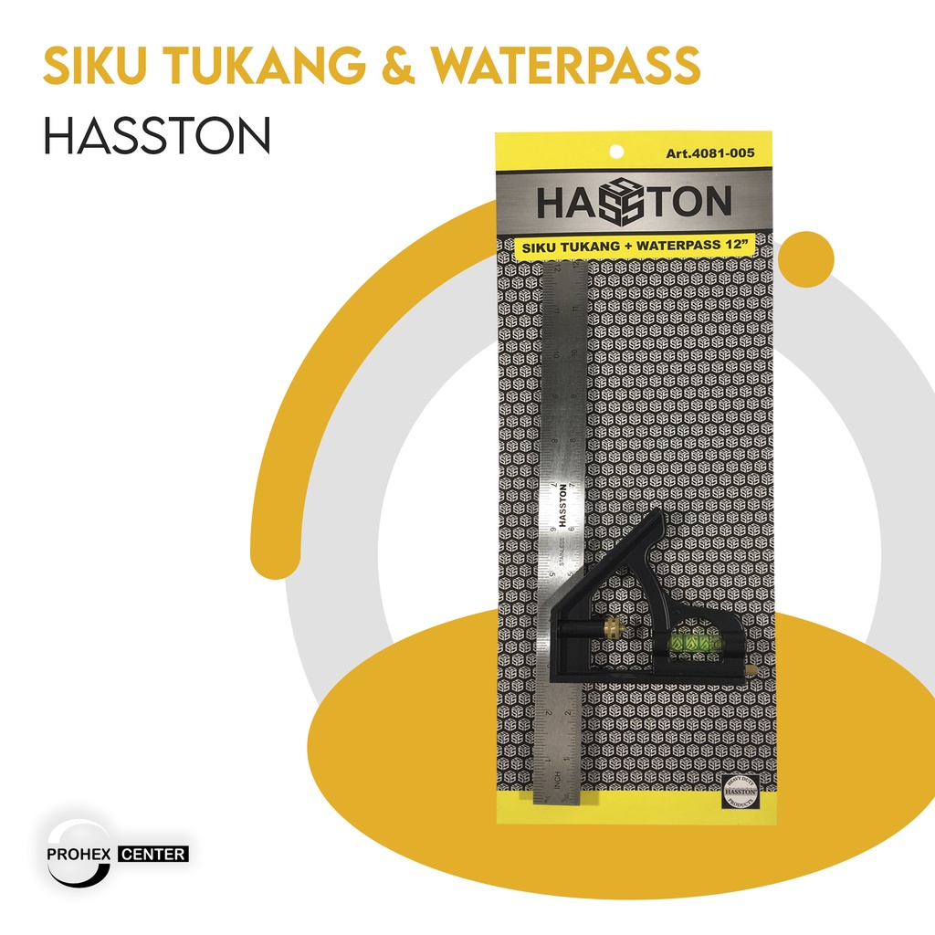 HASSTON 12inch Siku + Waterpas (4081-005)
