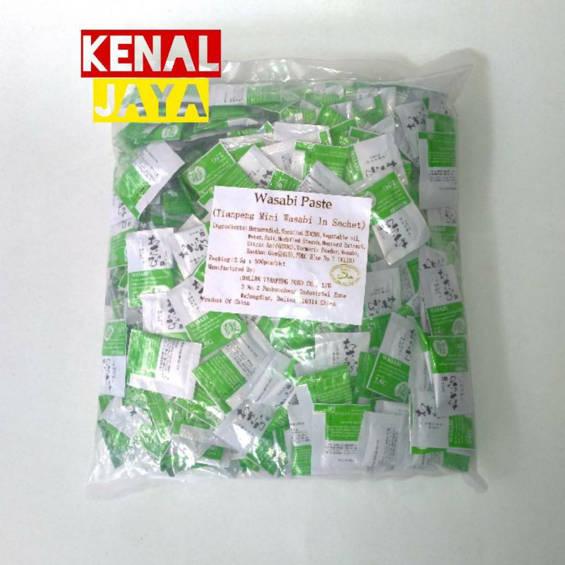 WASABI MINI SACHET 2.5G (500PC) 1.4KG