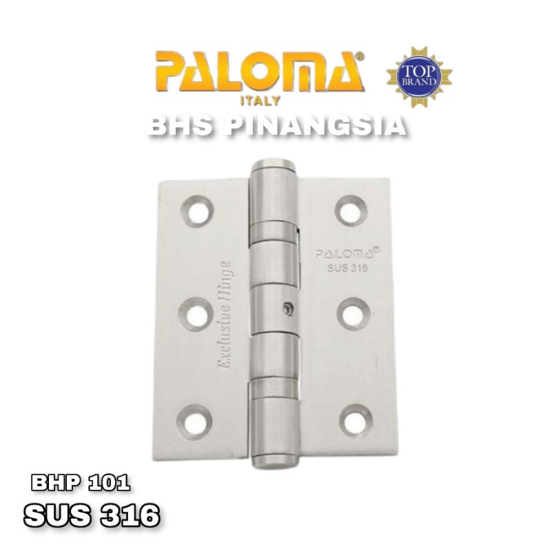 engsel pintu jendela/engsel 3 inch/ engsel stainliss/Paloma BHP 101