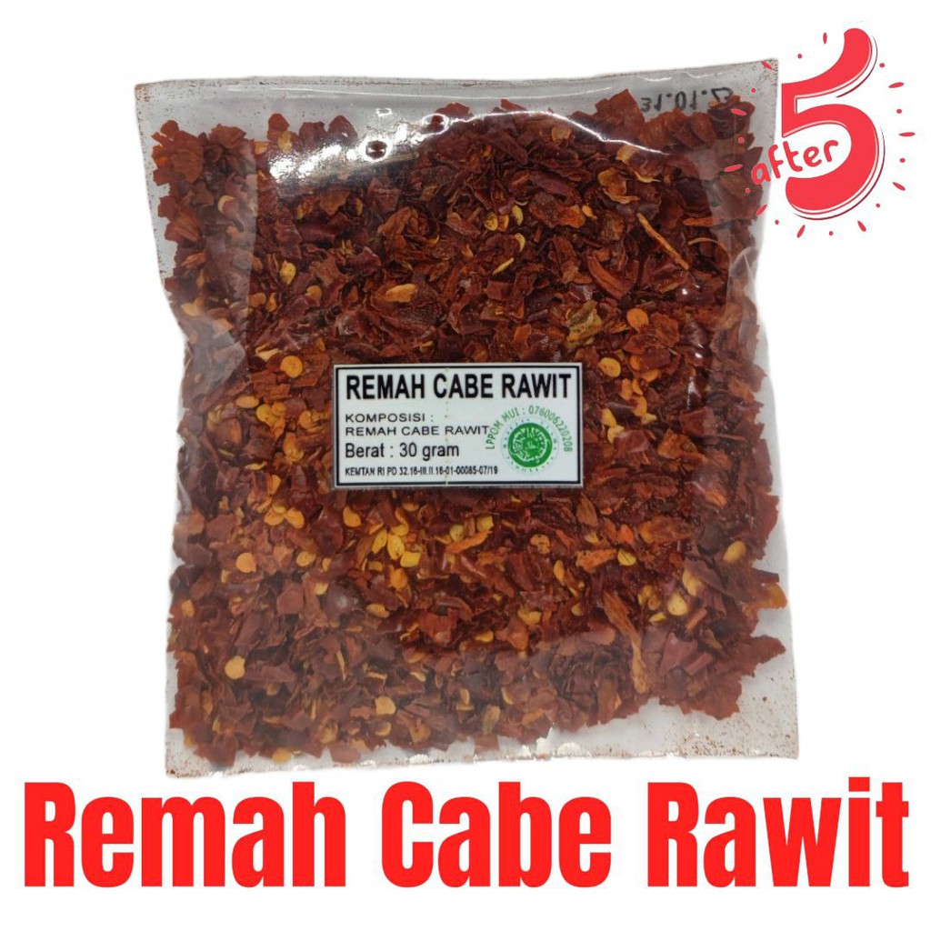 

Cabe Rawit Remah / Cabe Rawit Halus Kasar / Cayenne Pepper 30g