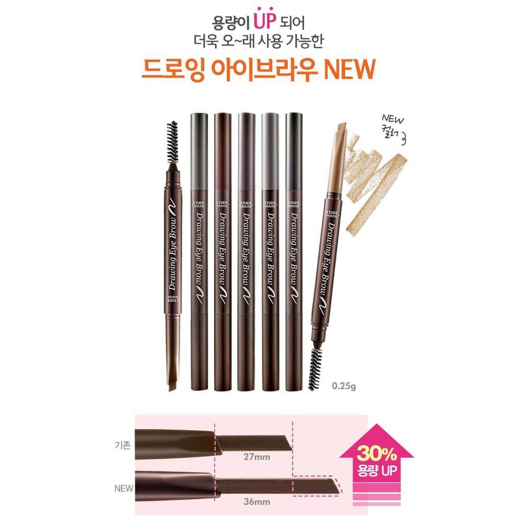 Make Up Mata - Eyeshadow - Kecantikan Etude House Drawing Eye Brown New 36Mm Flash Deal