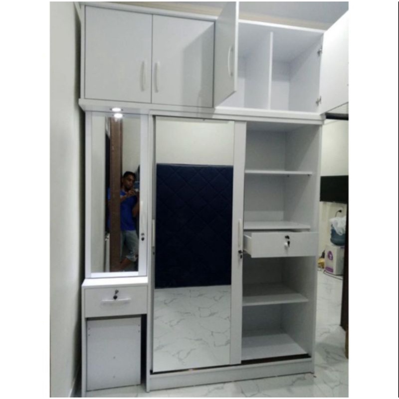 ALUMINIUM LEMARI PAKAIAN / LEMARI BAJU ALUMINIUM ANTI RAYAP