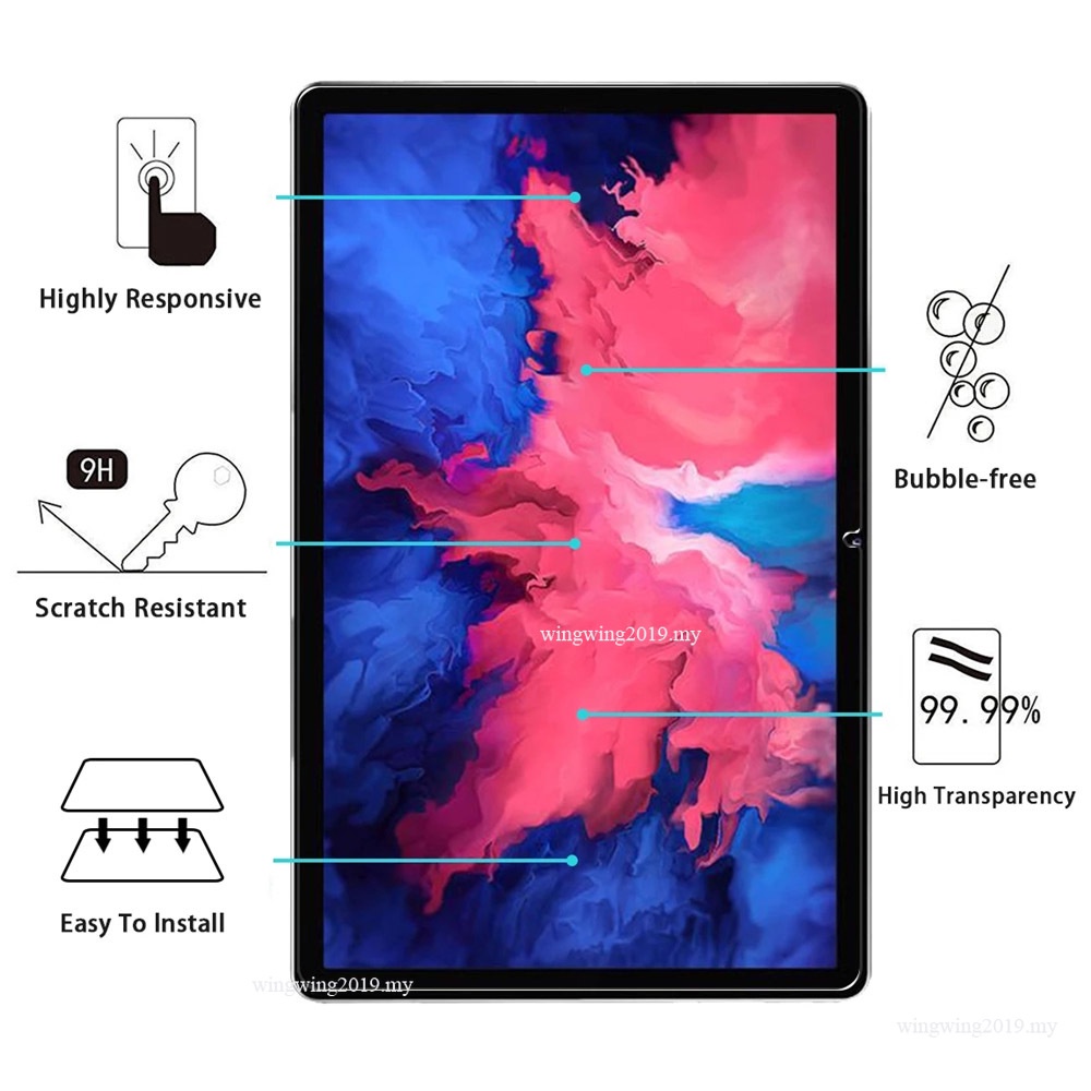 (2 Pak) Pelindung Layar Tempered Glass Untuk Lenovo Tab P11 11 2020 TB-J606F TB-J606N TB-J606L