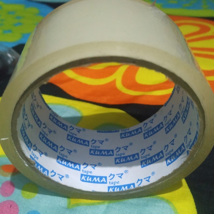 

Promo Murah Lakban Putih Gede Roll Merk Kuma TOP Daya lekat Tinggi Selotip Solasi