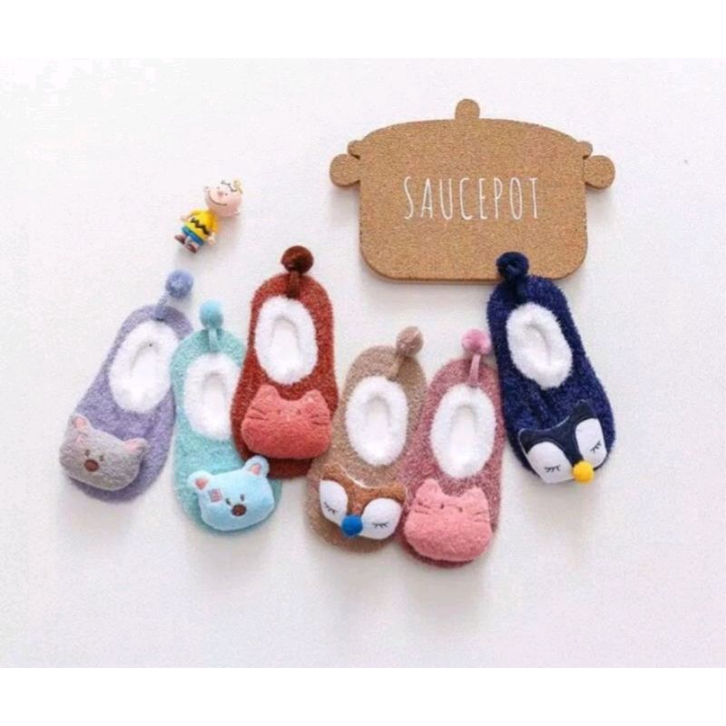 KAOS KAKI PREWALKER BAYI KOREA , KAOS KAKI PREWALKER ANTI SLIP BAYI 3D