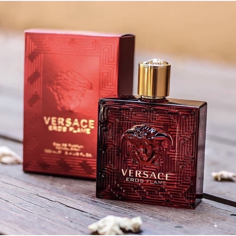 VER*SACE EROS FLAME PARFUM PRIA 100 ML + BOX PARFUM - PARFUM PRIA TAHAN LAMA