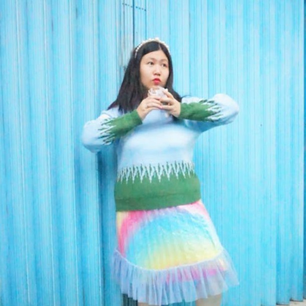 KNIT SWEATER CUTE CLOUD JENNIE BLACKPINK