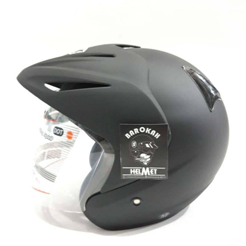HELM INK CX 22 HITAM DOFF ORIGINAL