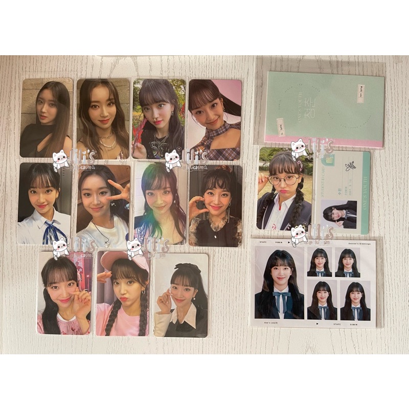 STAYC sumin official photocards album benefit