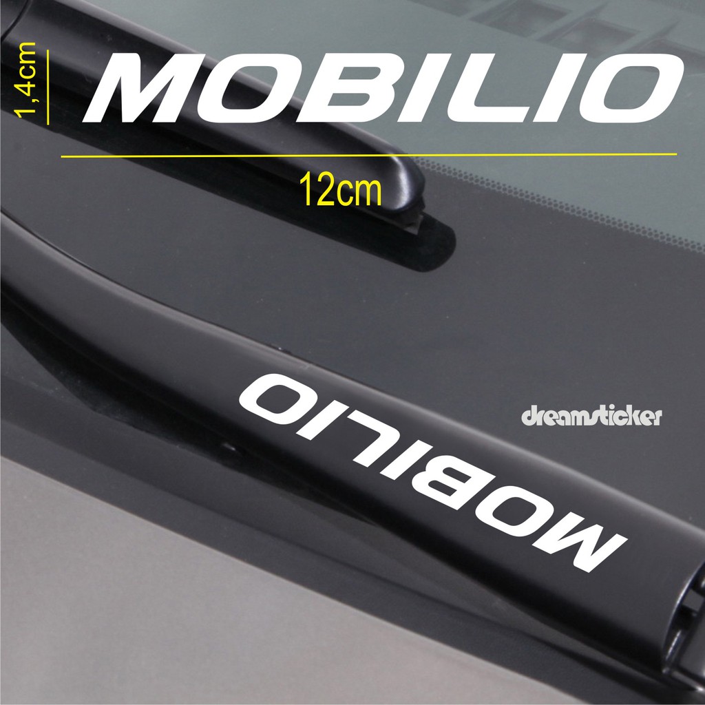 Sticker Wiper Mobil Honda Mobilio 2buah Cutting Stiker Variasi