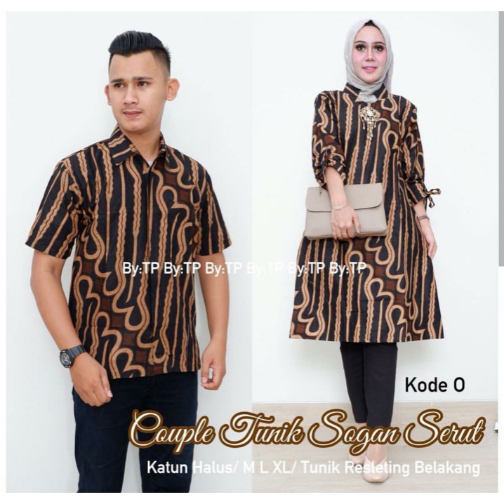 TUNIK SERUT MONA PARANG HITAM BATIK PREMIUM DRESS HIJAB MODERN KONDANGAN CASUAL