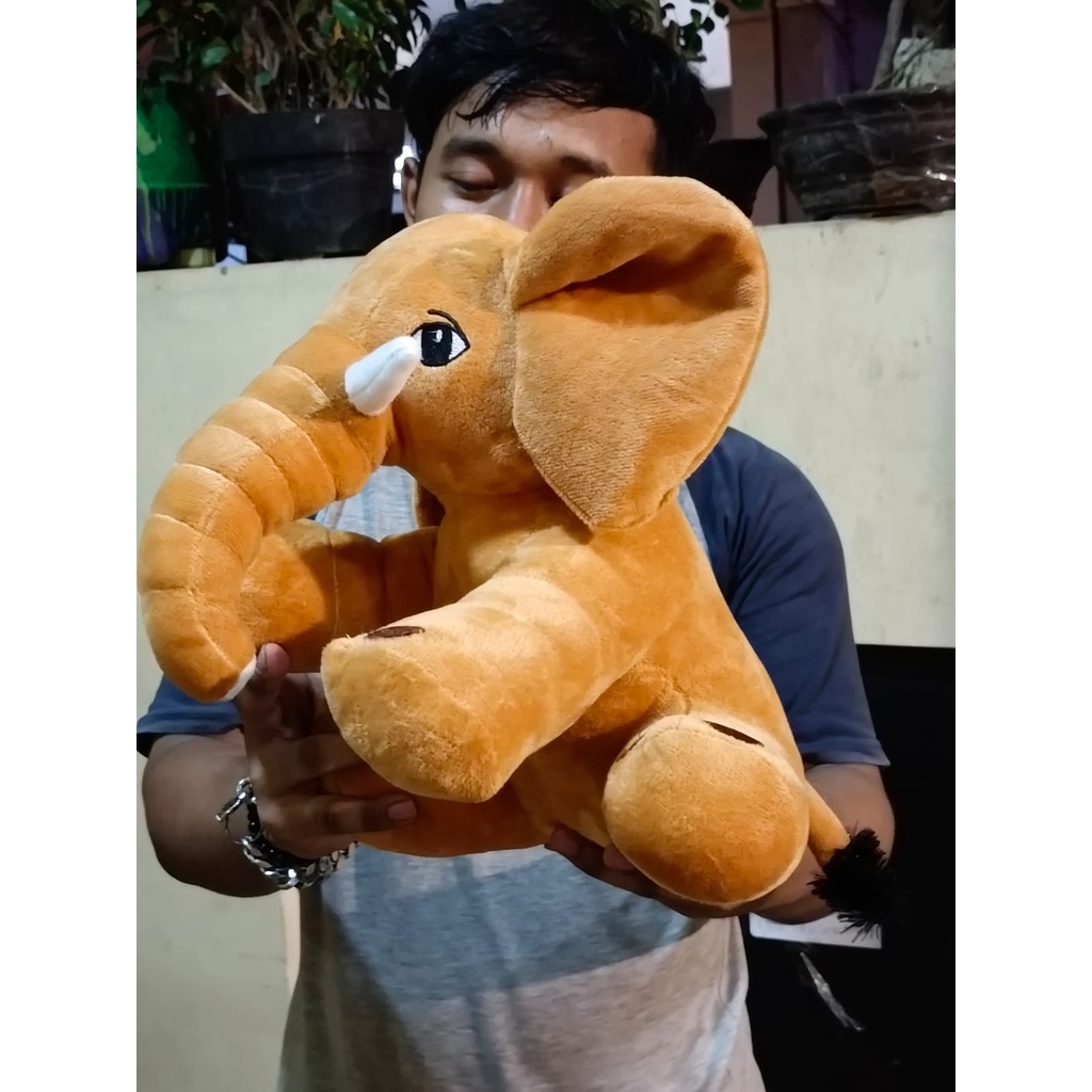 BONEKA GAJAH ukuran 40 cm