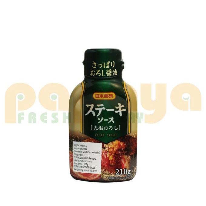 

```````] NIHON SHOKKEN STEAK SAUS DAIKON OROSHI 210GR