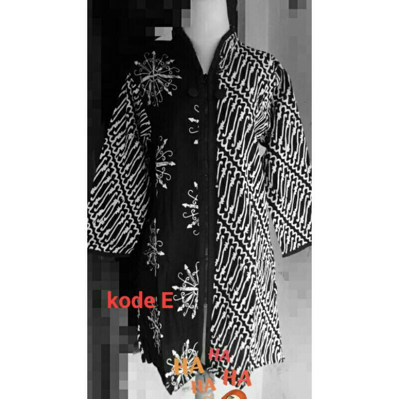 BAJU BATIK WANITA/Tunik batik parang(ZIPPER)