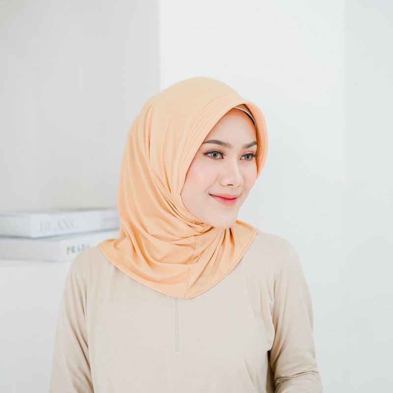 jilbab sport//hijab instan sporty ORI ahfill collection