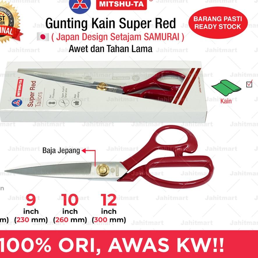 

BEST SELLER Gunting Kain Super Red Merk MITSHU-TA***