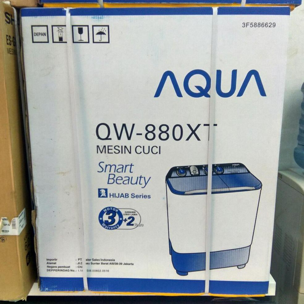 Promo Mesin Cuci Aqua Qw-880Xt 8 kg 350 watt