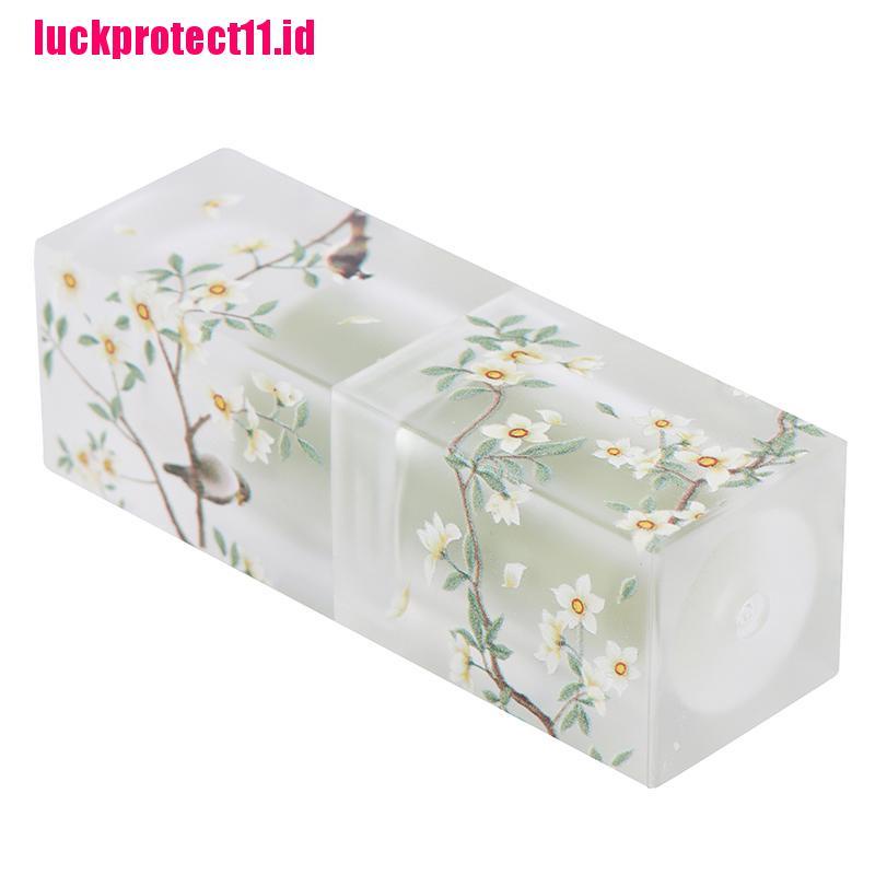 (LUCK11) 1pc Tabung Kosong Bentuk Persegi Untuk Tempat Lipstick / Lip Balm DIY