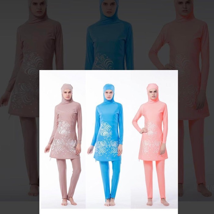 Baju Renang Muslimah/ Baju Renang Hijab Dewasa BRMS-01