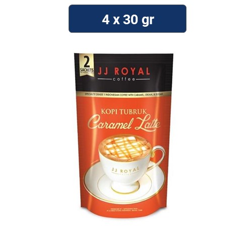 

JJ Royal Kopi Tubruk Caramel Latte 4 x 30 gr
