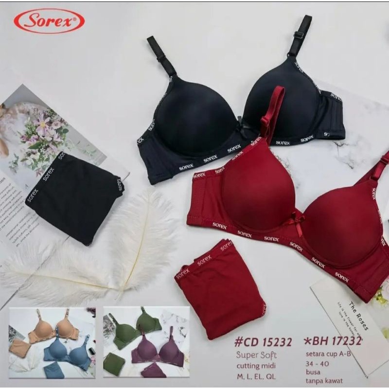 Bh/bra Sorex New CASUAL STYLE Lembut Murah(TANPA CELANA DALAM)