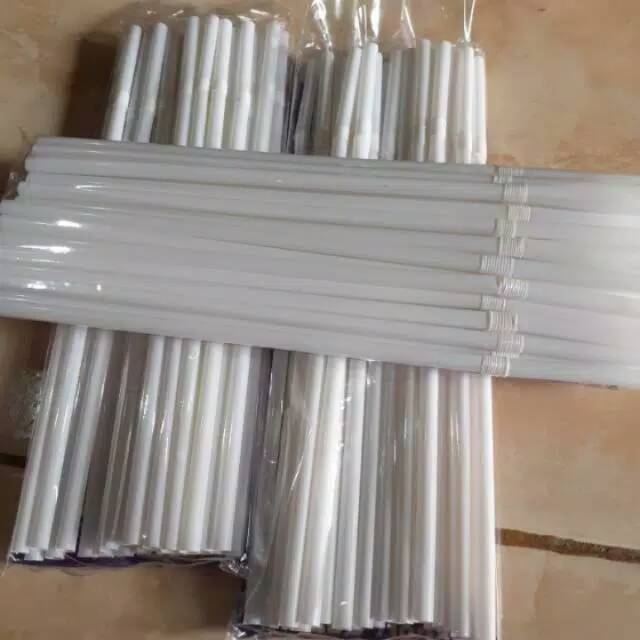 PIPET PUTIH FLEXIBEL  / PIPET MINUMAN PLASTIK /SEDOTAN