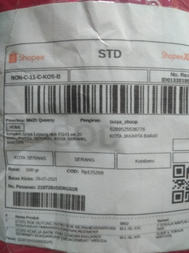 (cod) Kemeja Batik Pria Lengan Panjang/ Serimbit/ Kondangan/ Engagement/ Wisuda