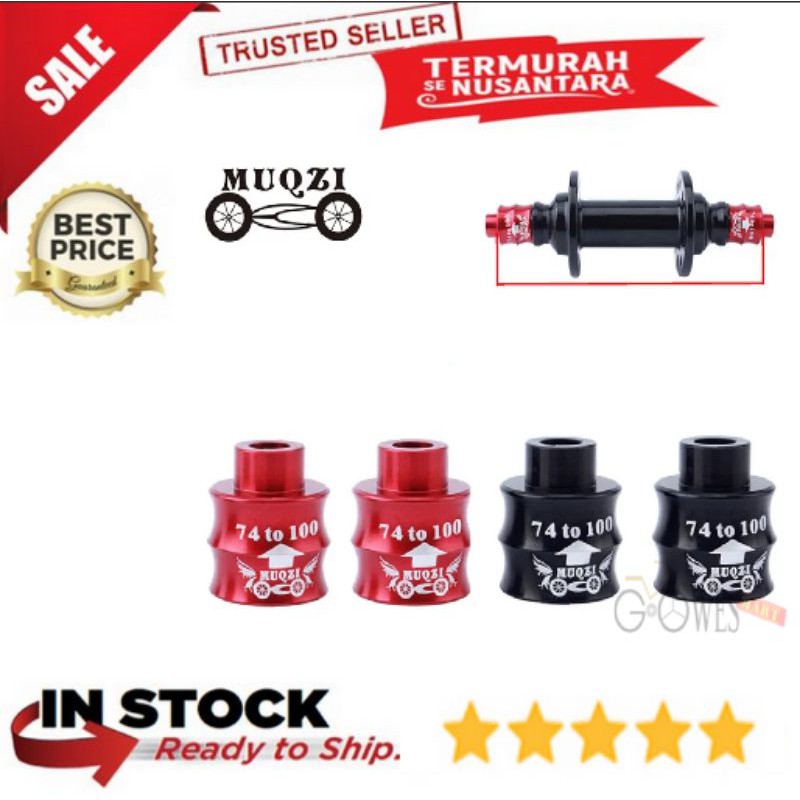 Adapter Konverter Hub Sepeda 74mm to 100mm