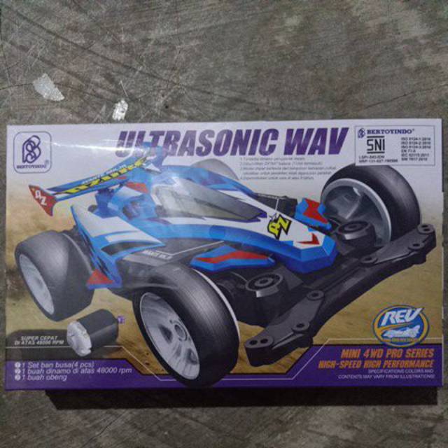 Tamiya mainan 4WD pakai baterai kemasan box 8030-S1