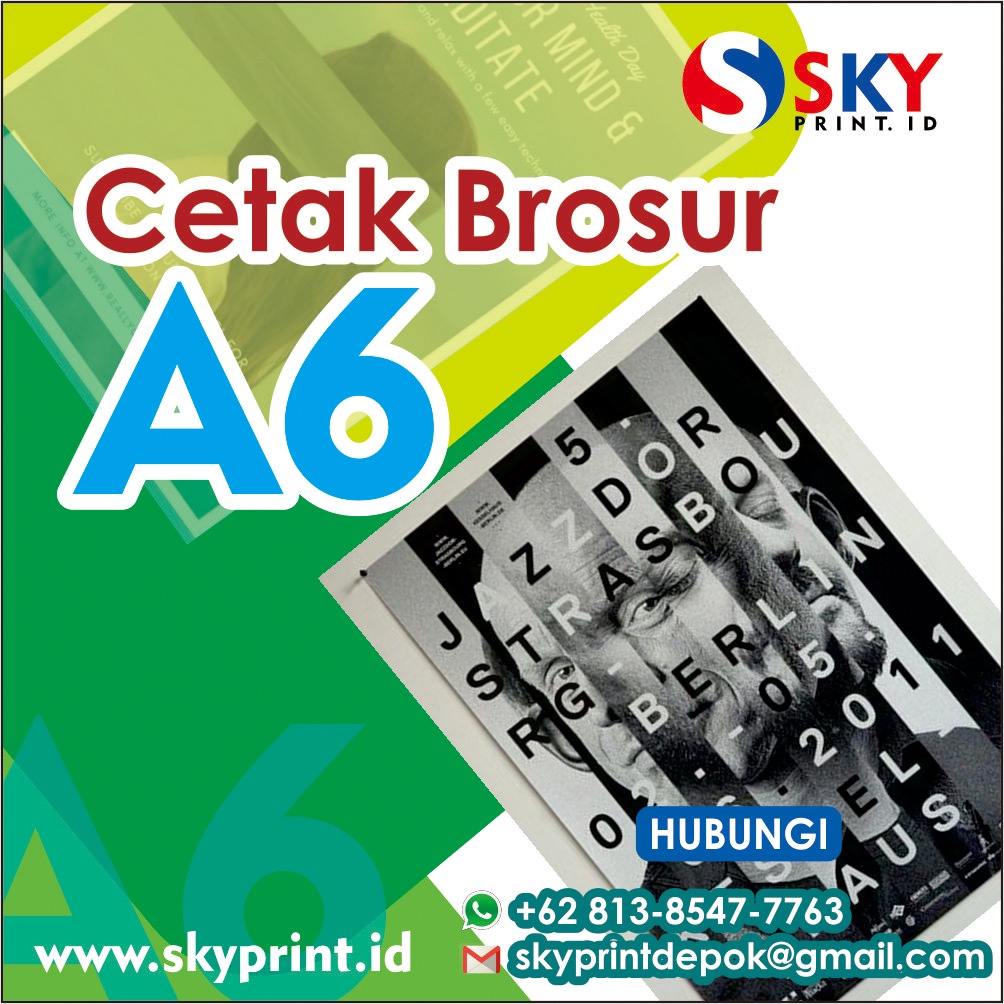 

Cetak Brosur A6 (10.5x14.8 cm) Banyak Murah Art Paper 120-150 gsm