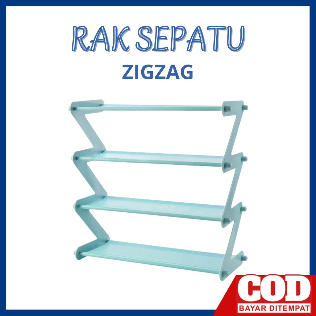 Rak Sepatu &amp; Buku Mininalis Amazing Shoe Rack 4 Susun