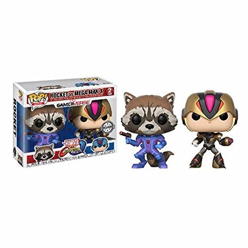 Toys Funko Pop! Marvel Vs. Capcom - Rocket &amp; Mega Man X 2 Pack (2P Ver.)