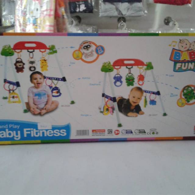 Musical baby play gym/baby fitness