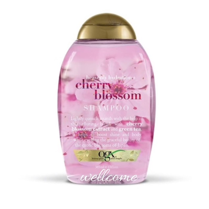 OGX HEAVENLY HYDRATION+ CHERRY BLOSSOM SHAMPOO 385 ML