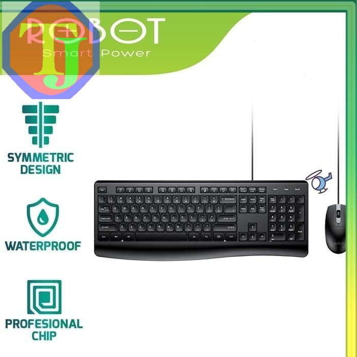 Mouse Keyboard Combo Robot KM2500 Wired Mouse + Keyboard