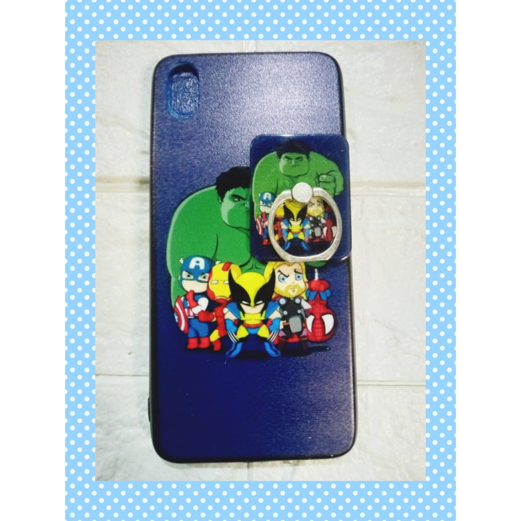 CASE SAMSUNG GALAXIM 10 MOTIF KARTUN MICIMOS SEPIDERMAN HULK IJO