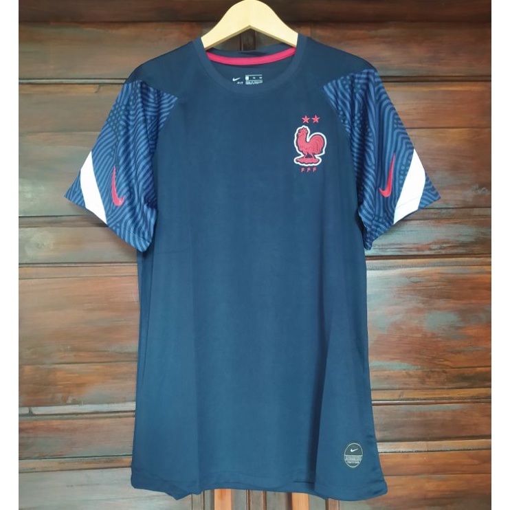 Jual JERSEY BAJU BOLA NEGARA PERANCIS FRANCEE PREMATCH TRAINING NAVY