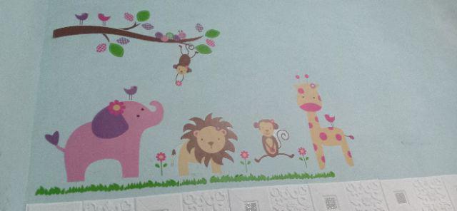 Stiker Dinding 33 Jungle