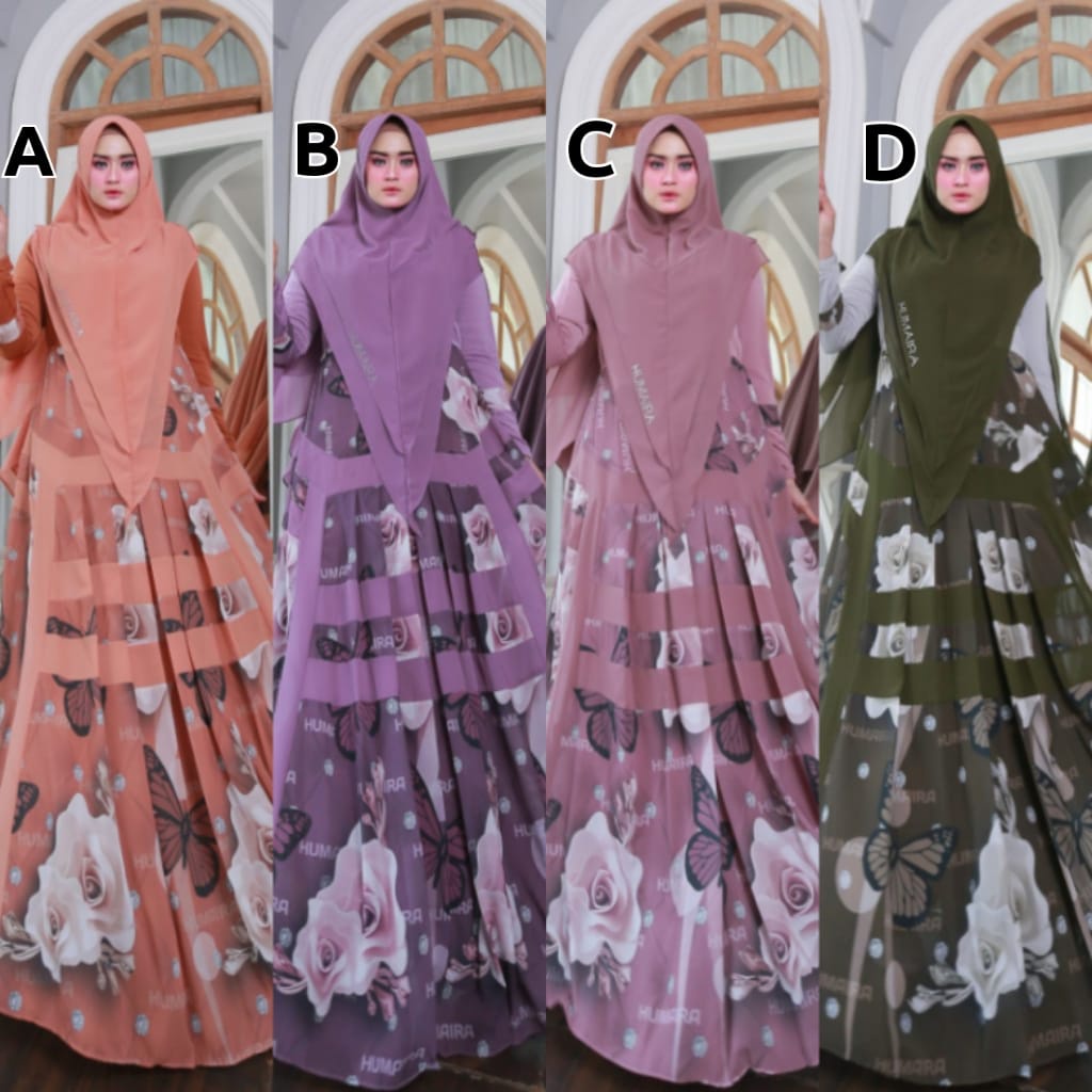 ARAFAH  ARRAVAH SERIES  Gamis Ceruty HUMAIRA  Ceruty Jersey ZAHRA COLLECTION