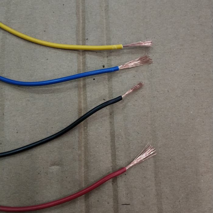 Kabel tunggal / Kabel serabut / Kabel rakit / Kabel 18 awg