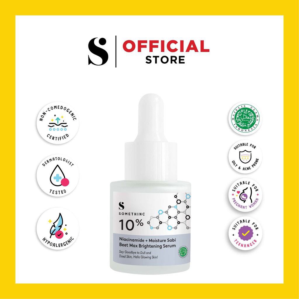 SOMETHINC 10% Niacinamide + Moisture Sabi Beet Serum 20ml Original BPOM - 20 ml