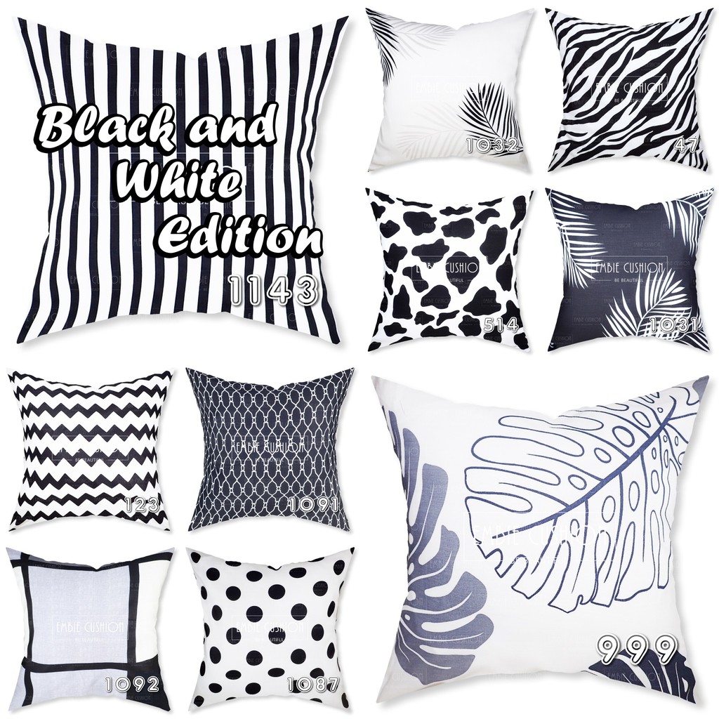EMBIE CUSHION Sarung Bantal Sofa Motif Cushion Cover EMBIE CUSHION Sarung Bantal Sofa Motif Cushion Cover