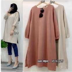 Tunik kaos import ld 116 cm