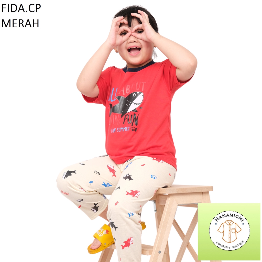 Hanamichi FIDA.CP Baju Tidur Anak Lengan Pendek