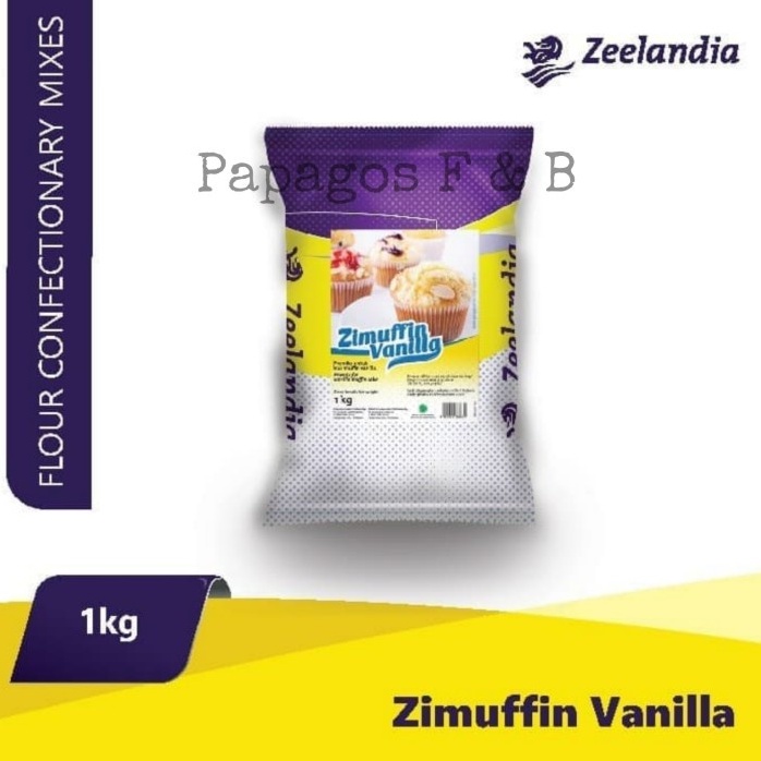 

SALE Tepung Premix Zimuffin Vanila / Muffin Vanilla Zeelandia 1 kg / Kilo