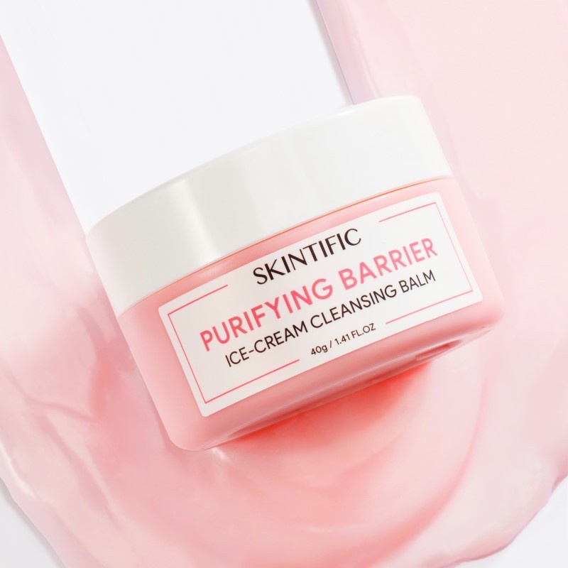 Purifying Barrier Ice Cream Cleansing Balm 40g Make Up Remover Pembersih Muka Cosmetics【bpom】