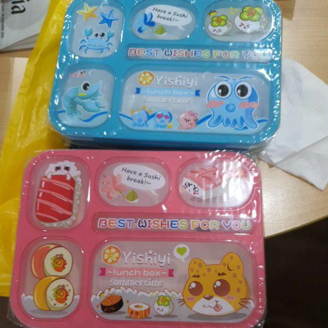 Lunch Box Yoyee Besar Ukuran Big Tempat Makan Import Bekal Anak Kedap Tidak Tumpah Terbaik Murah